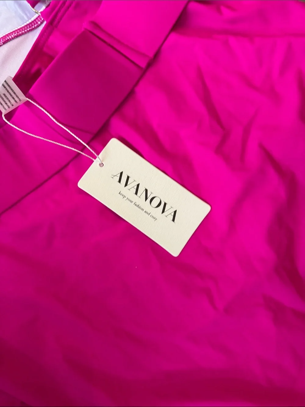 Avanova NWT Fuchsia One-Piece Swimsuit with Ruffle Straps